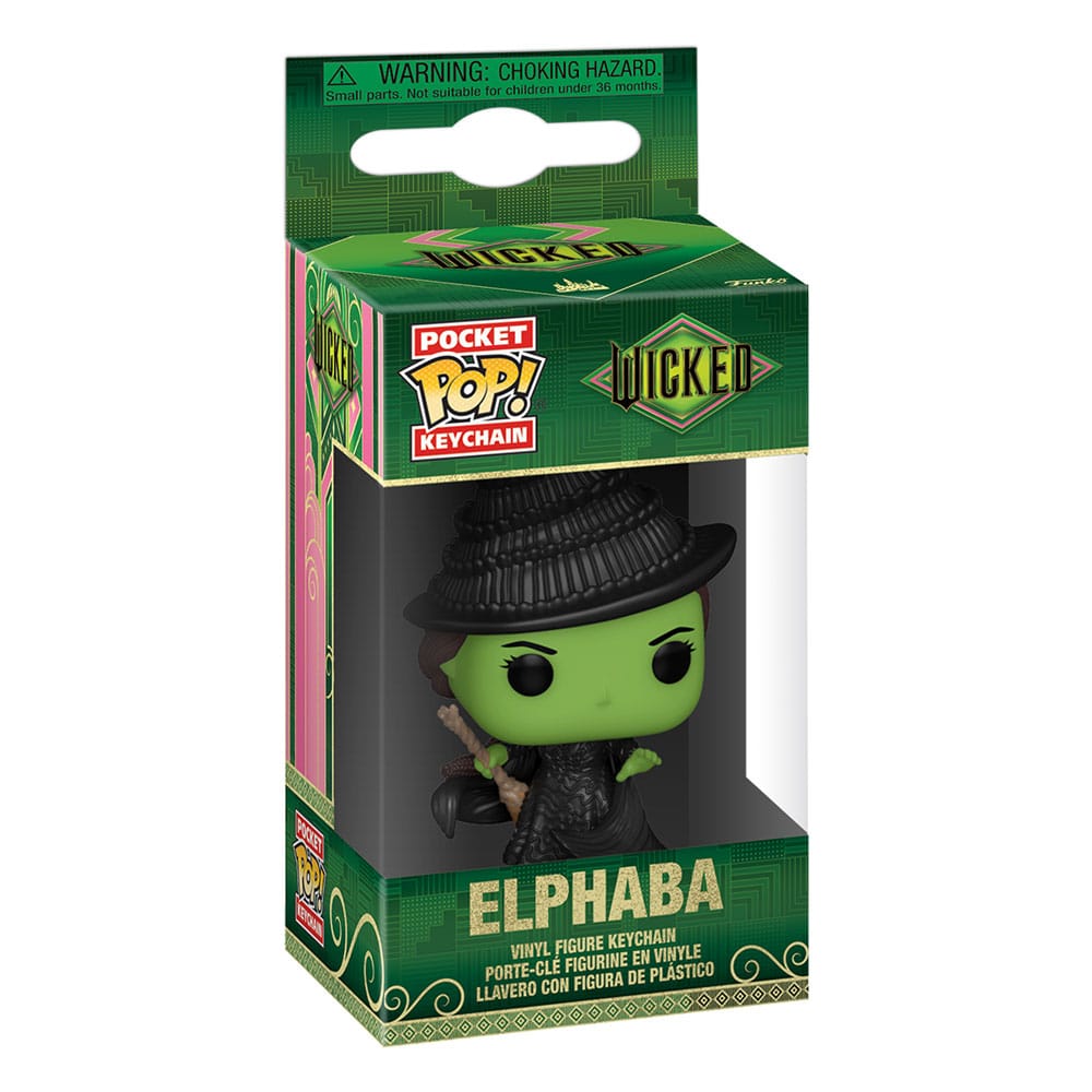 Wicked POP! Vinyl Keychains Elphaba Display 12 Funko