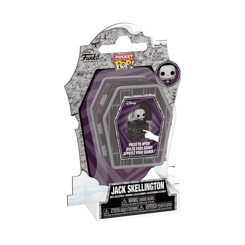 The Nightmare Before Christmas Coffin Pocket POP! Vinyl Figure Jack Skellington Funko