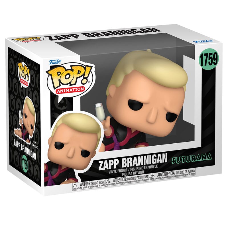 Futurama Pop! Animation Vinyl Figure Zapp Brannigan Funko