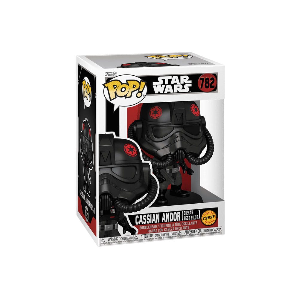 Star Wars Andor POP! TV Vinyl Figures Cassian Andor Sienar Test Pilot w/chase Assortment 6 Funko