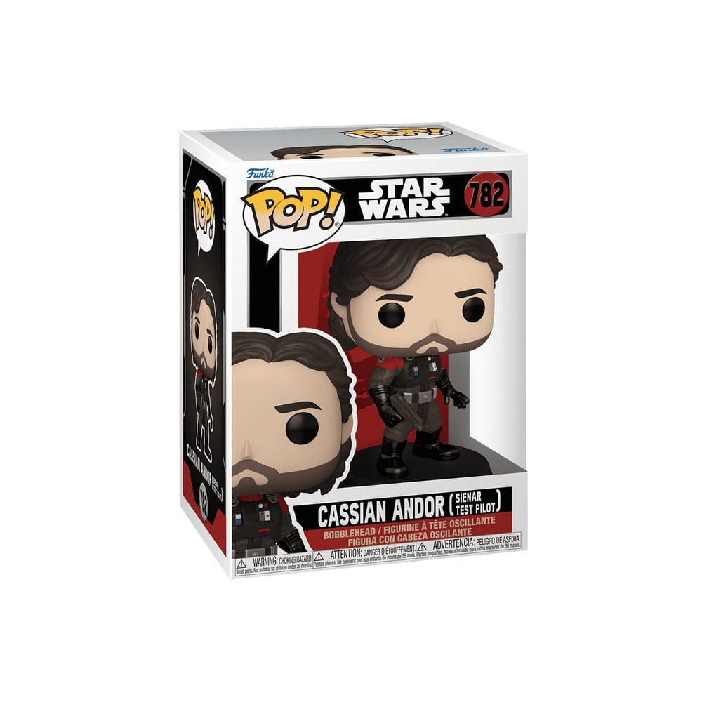 Star Wars Andor POP! TV Vinyl Figures Cassian Andor Sienar Test Pilot w/chase Assortment 6 Funko