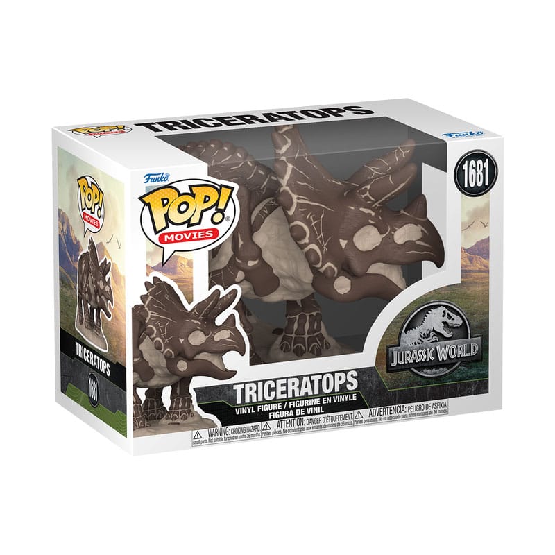Jurassic Park Fossil POP! Movies Vinyl Figure Triceratops Funko