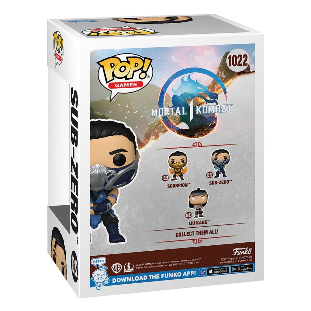 Mortal Kombat POP! Games Vinyl Figure Sub Zero Funko