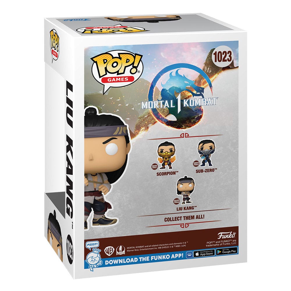 Mortal Kombat POP! Games Vinyl Figure Liu Kang God of Fire Funko