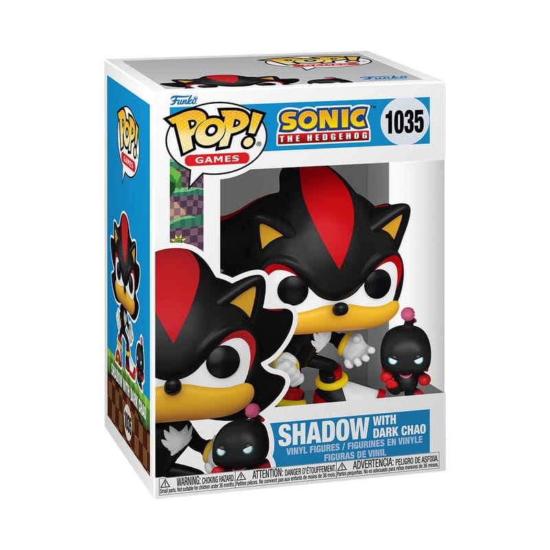 Sonic The Hedgehog POP & Buddy! Vinyl Figure Shadow w/DChao Funko