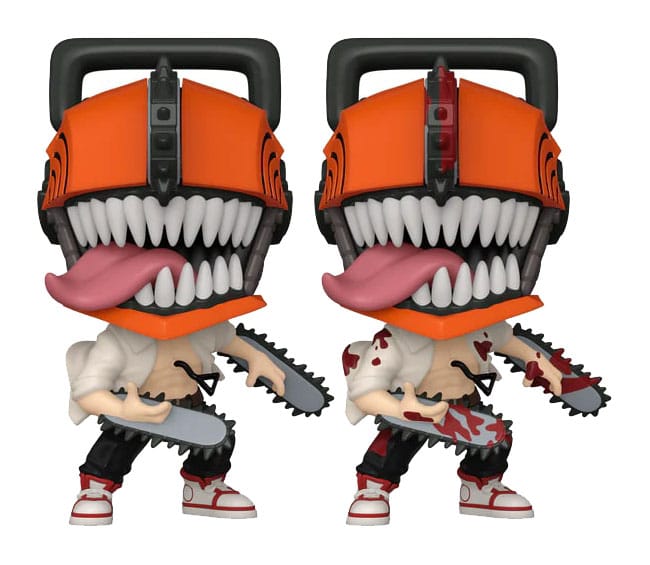 Chainsaw Man POP! Animation Vinyl Figures Chainsaw Man w/CH BD Assortment 6 Funko