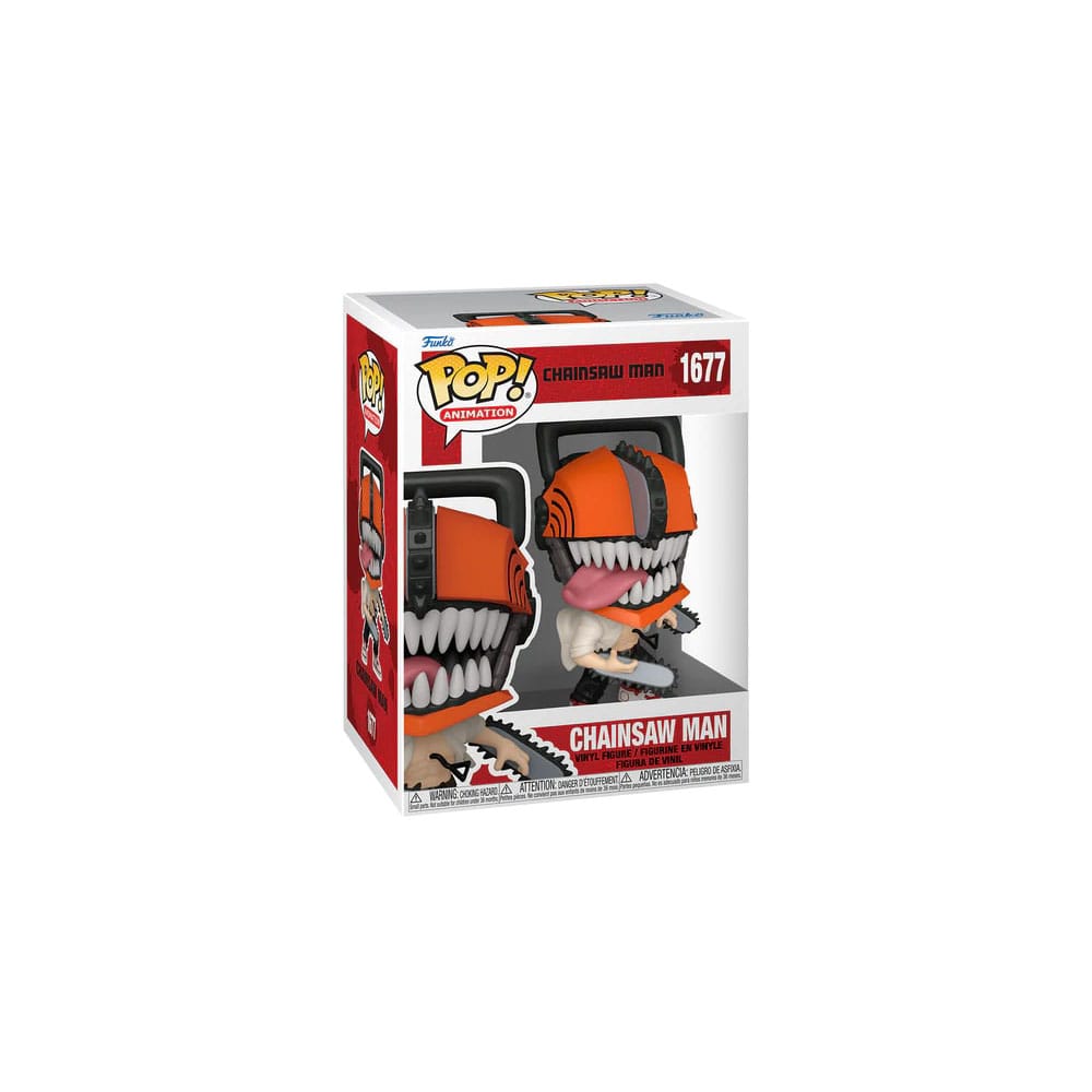 Chainsaw Man POP! Animation Vinyl Figures Chainsaw Man w/CH BD Assortment 6 Funko