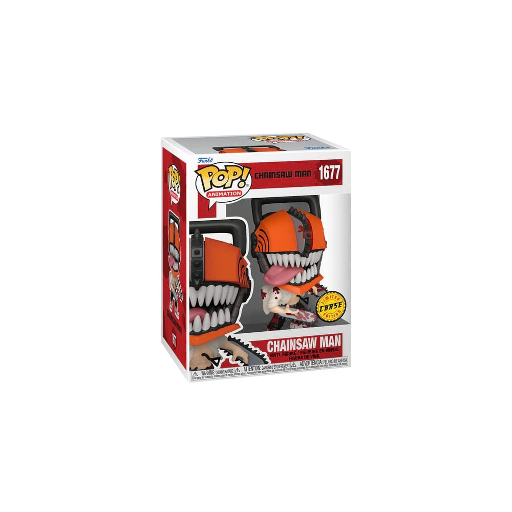 Chainsaw Man POP! Animation Vinyl Figures Chainsaw Man w/CH BD Assortment 6 Funko