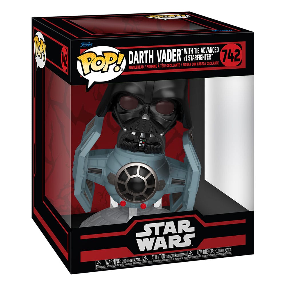 Star Wars Dark Side POP! Rides Deluxe Vinyl TIE Advanced x1 w/Vader Funko