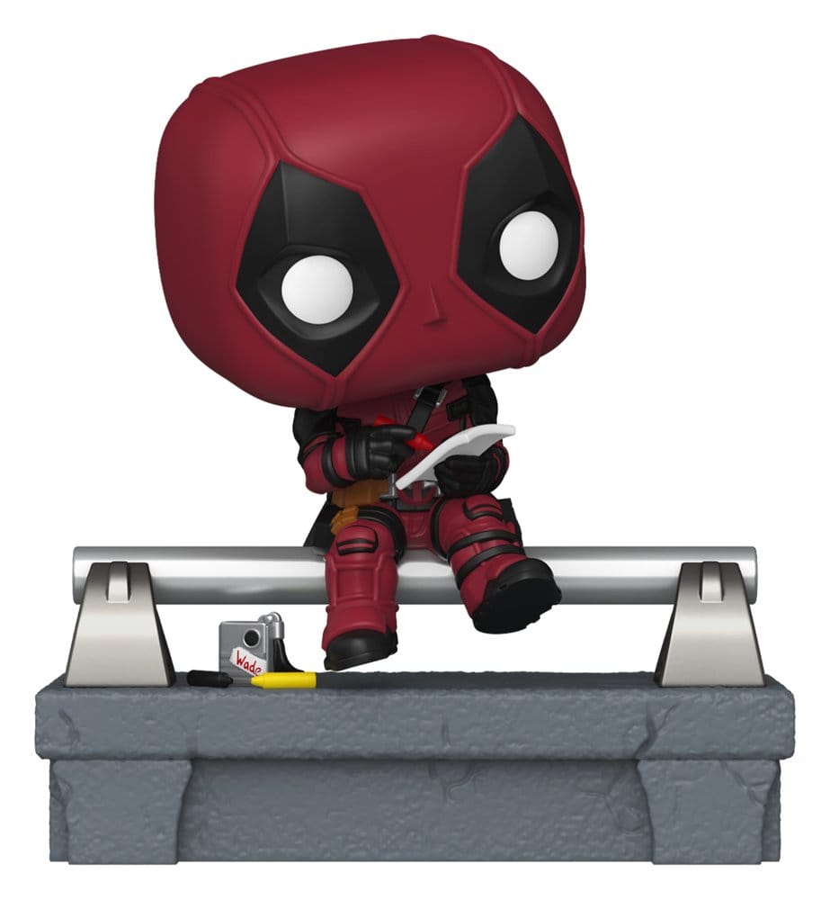 Marvel POP! Deluxe Vinyl Figure Deadpool on Bridge Funko