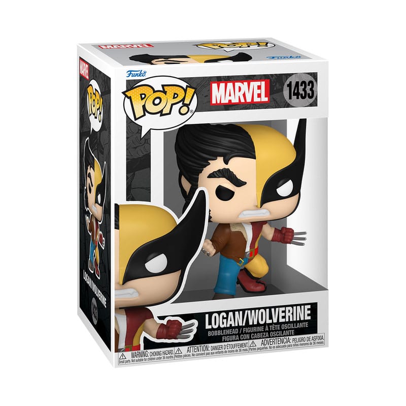 Marvel POP! Vinyl Figure Split Wolverine/Logan Funko