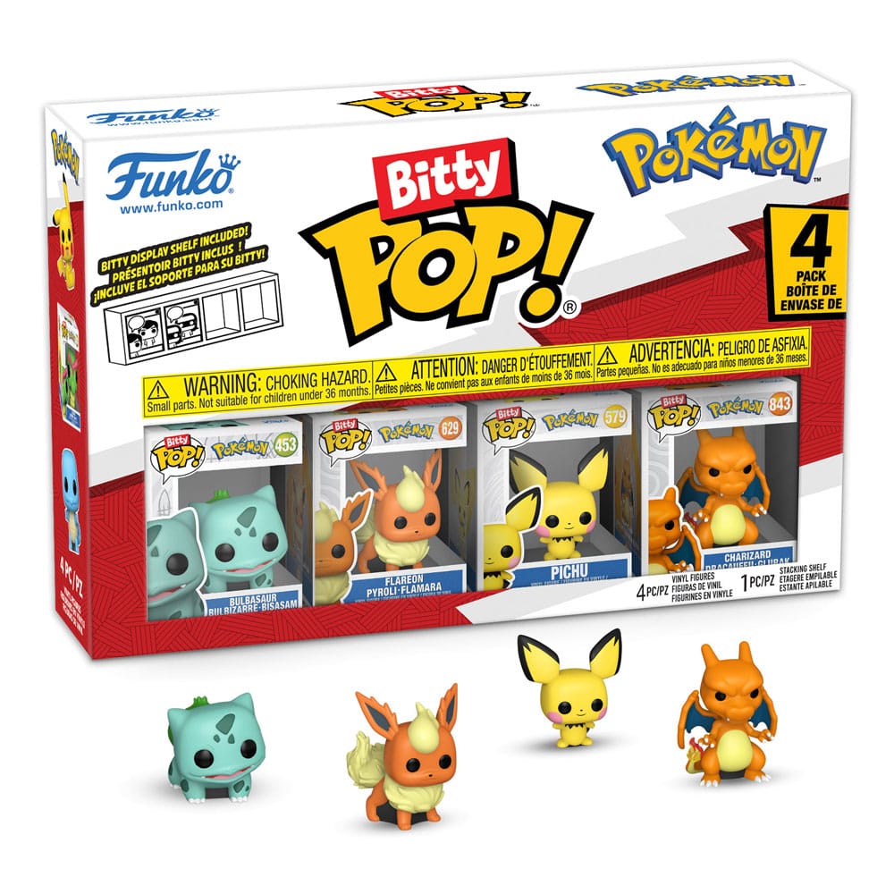 Pokémon Bitty POP! Vinyl Figure 4 Pack Series 3 Funko