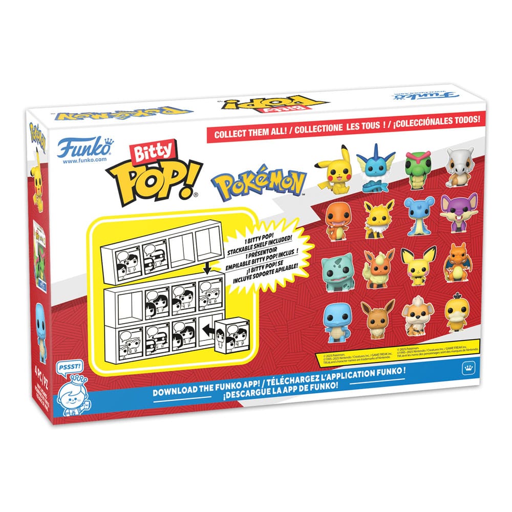 Pokémon Bitty POP! Vinyl Figure 4 Pack Series 3 Funko