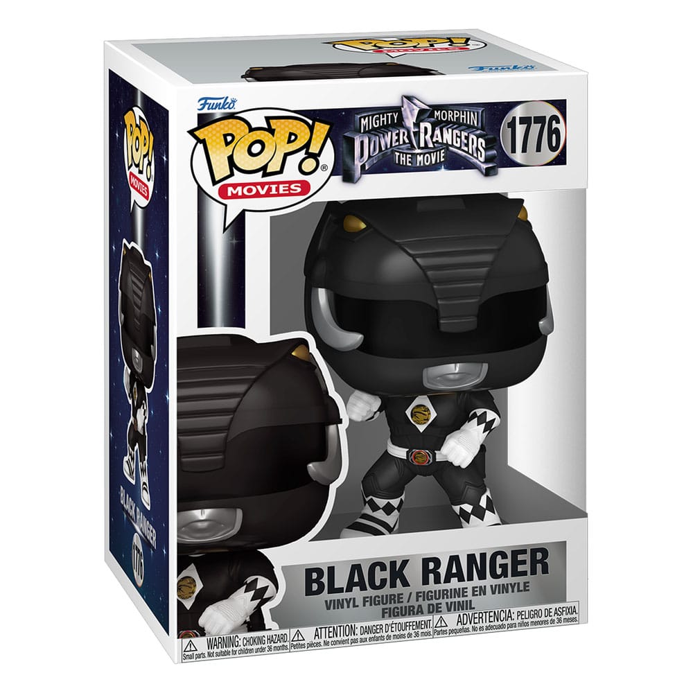 Mighty Morphin Power Rangers The Movie POP! Movies Vinyl Figures Black Ranger Funko