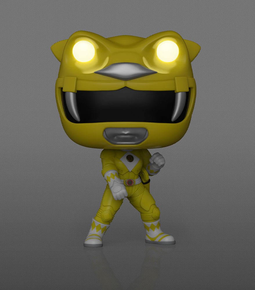 Mighty Morphin Power Rangers The Movie POP! Movies Vinyl Figures Yellow Ranger GITD Funko