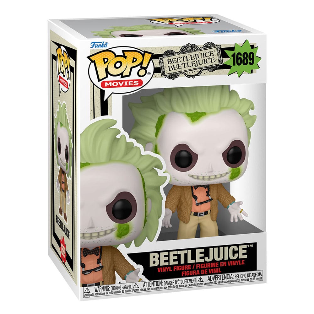 Beetlejuice 2 POP! Movies Vinyl Figure Beetlejuice w/chase Assortment 6 Funko
