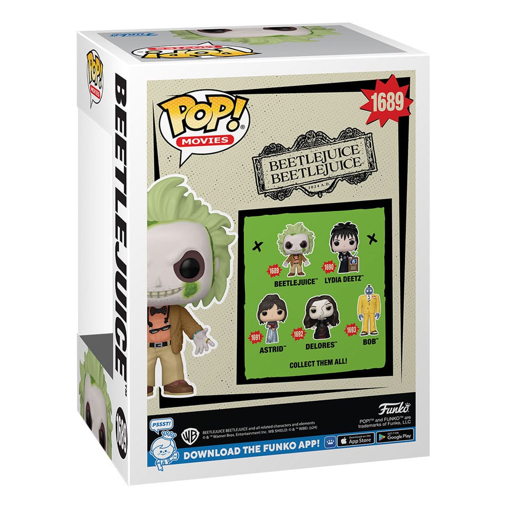 Beetlejuice 2 POP! Movies Vinyl Figure Beetlejuice w/chase Assortment 6 Funko