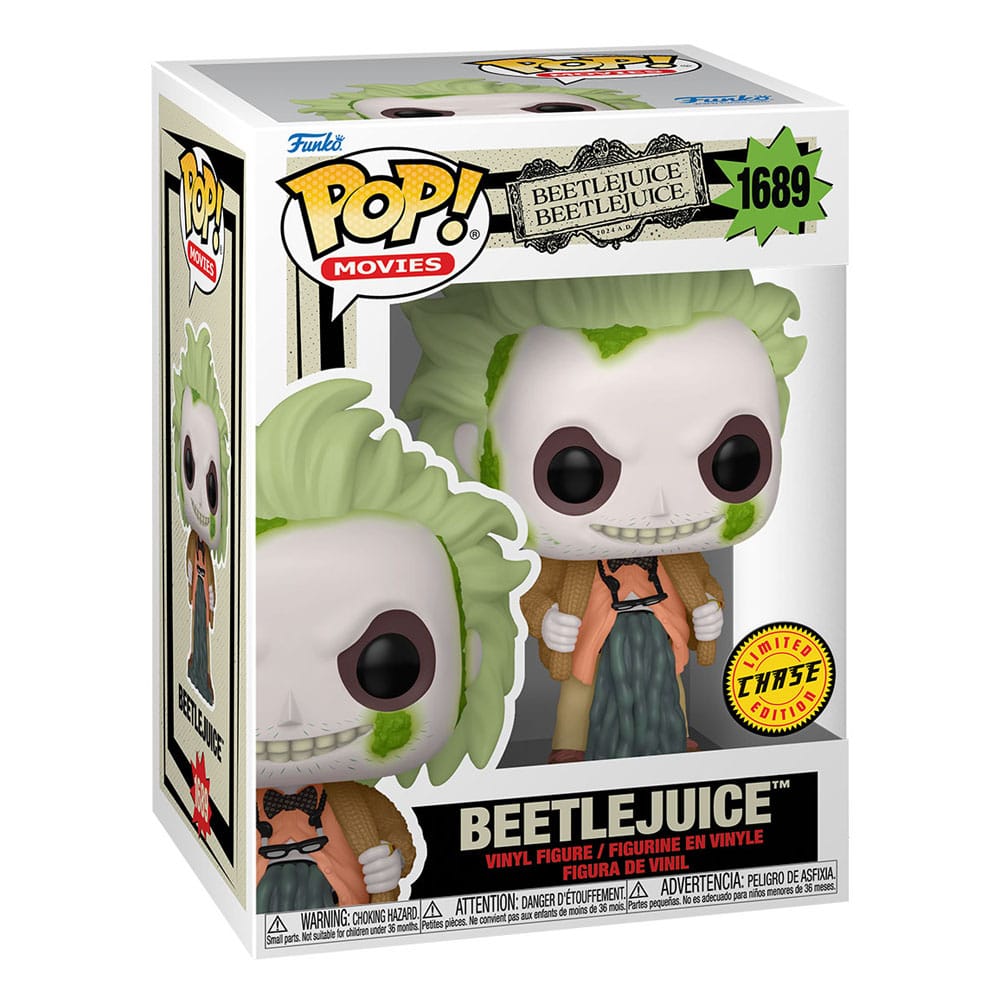 Beetlejuice 2 POP! Movies Vinyl Figure Beetlejuice w/chase Assortment 6 Funko