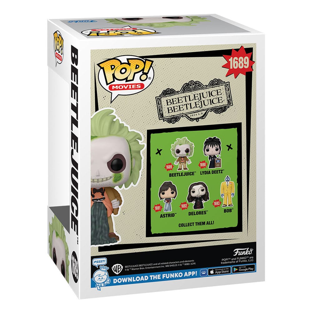 Beetlejuice 2 POP! Movies Vinyl Figure Beetlejuice w/chase Assortment 6 Funko