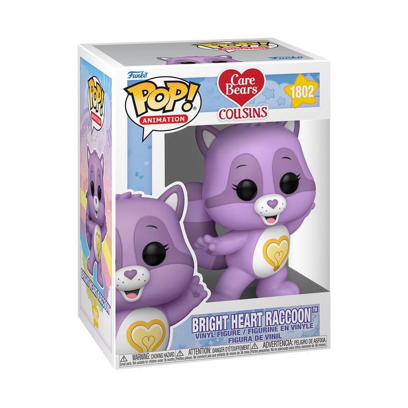 The Care Bears POP! Animation Vinyl Figure Bright Heart Raccoon Funko