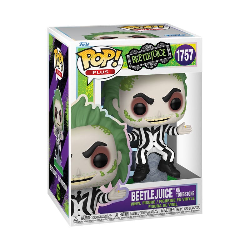 Beetlejuice POP! Plus Movies Vinyl Figure Beetlejuice w/tombstone Funko