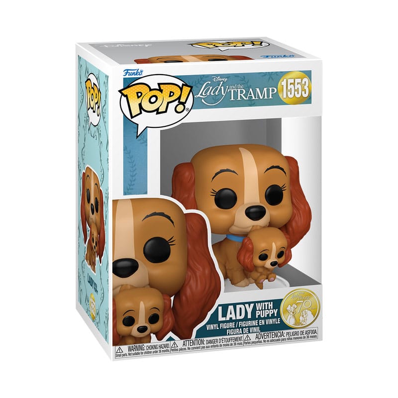 Lady and the Tramp POP! Disney Vinyl Figure Lady w/puppy Funko