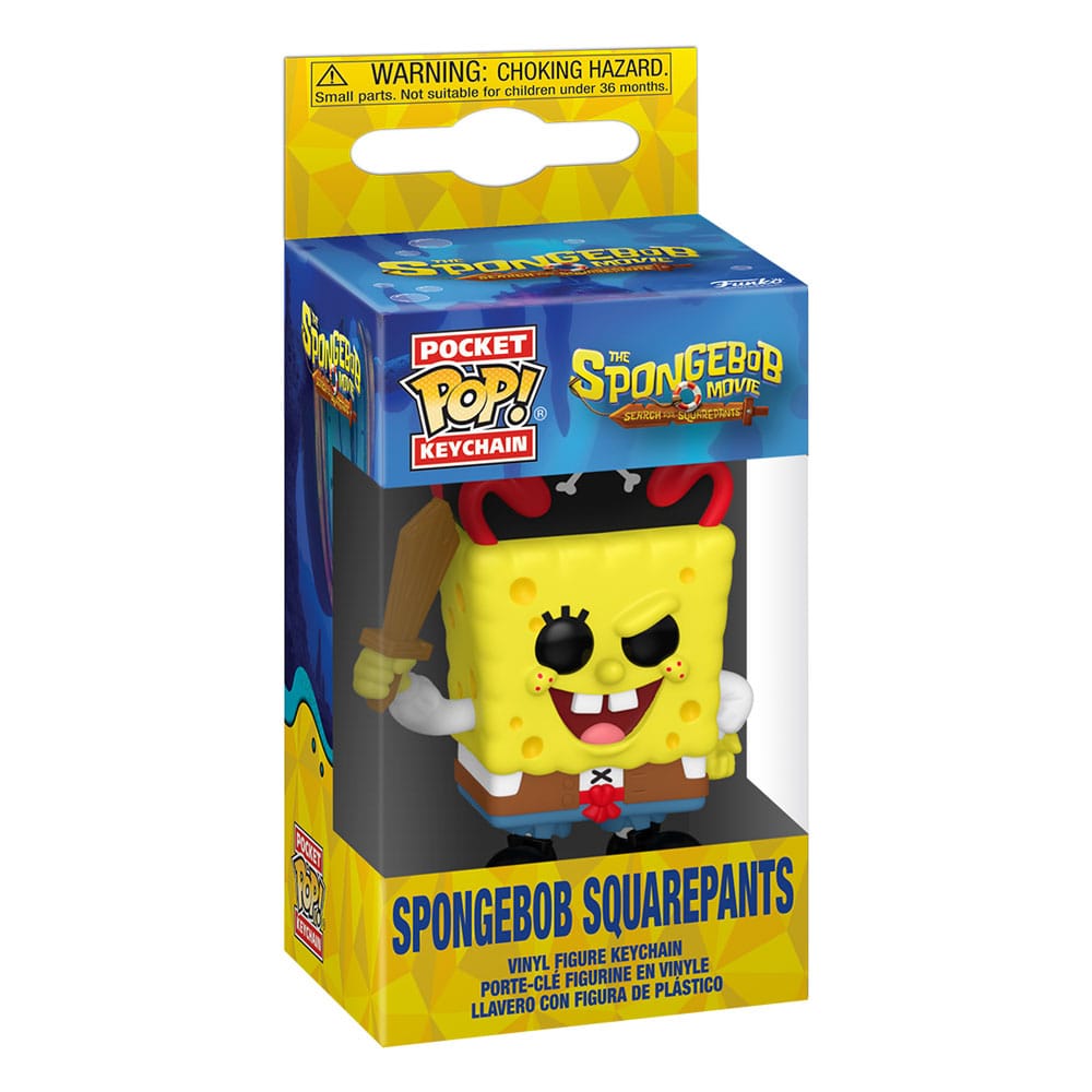The SpongeBob Movie 2025 POP! Vinyl Keychains SpongeBob SquarePants Display 12 Funko
