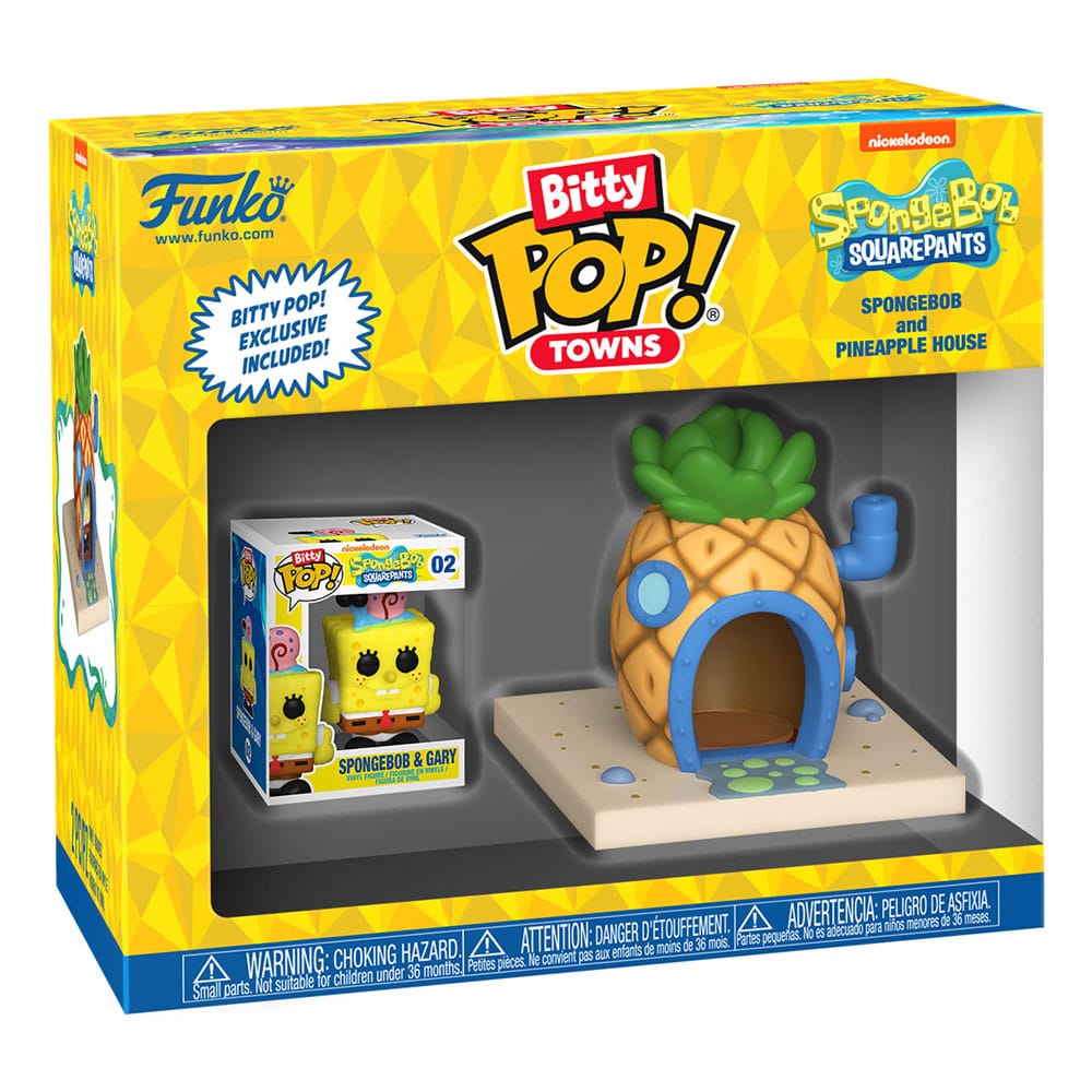 Spongebob Bitty POP! Town Vinyl Figure Spongebob at Home Funko