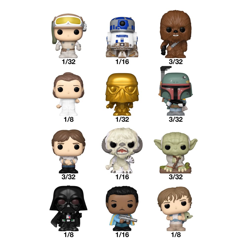 Star Wars Bitty POP! Vinyl Figure Display 32 S2 PDQ 2 Funko