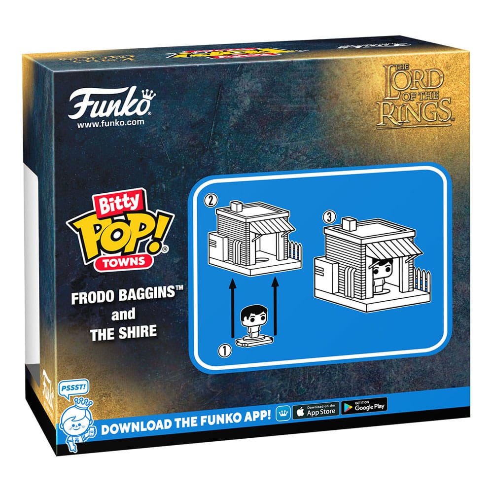 Lord of the Rings Bitty POP! Town Vinyl Figure Frodo at Shire Funko