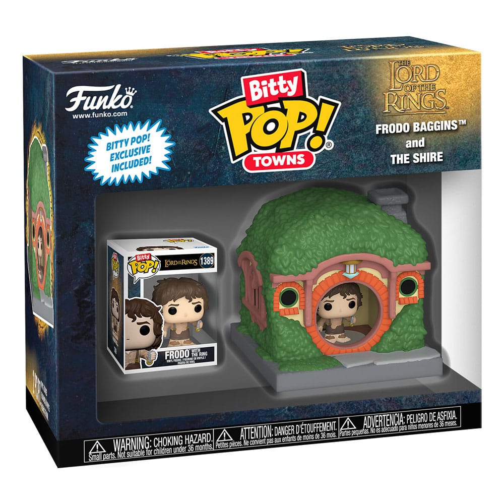 Lord of the Rings Bitty POP! Town Vinyl Figure Frodo at Shire Funko
