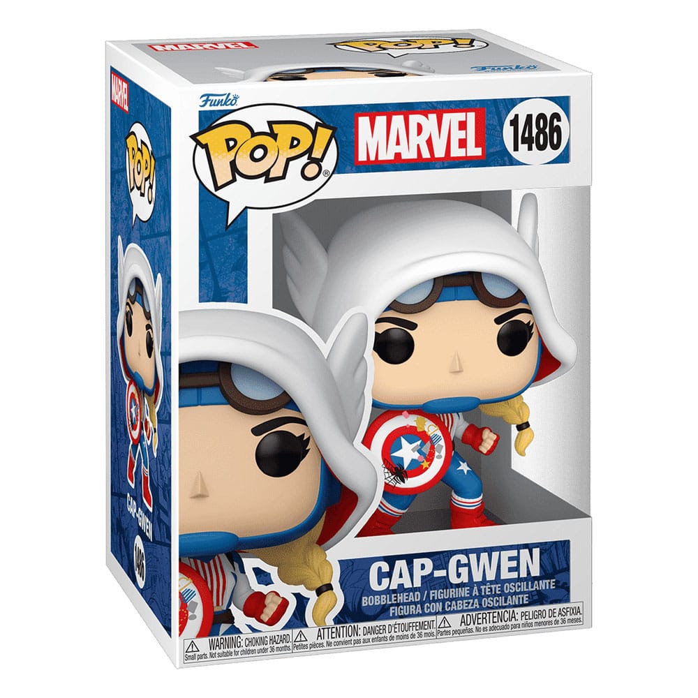Marvel POP! Vinyl Figure Cap Gwen Funko