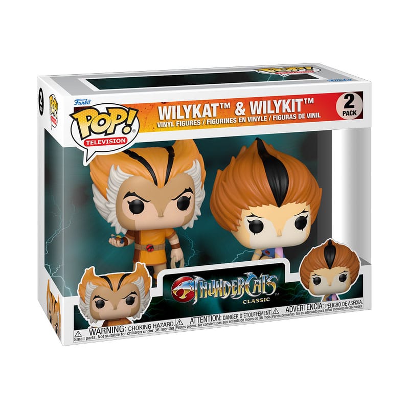 Thundercats POP! Vinyl Figures 2 Pack Wilykat & Wilykit Funko