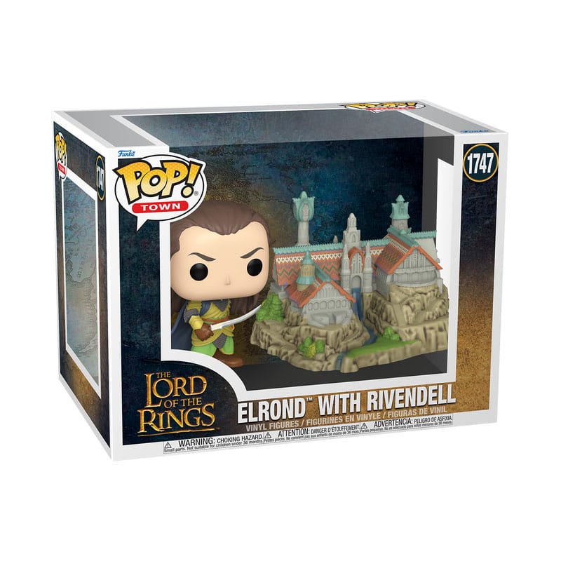 The Lord of the Rings POP! Town Vinyl Figure Elrond & Rivendell Funko