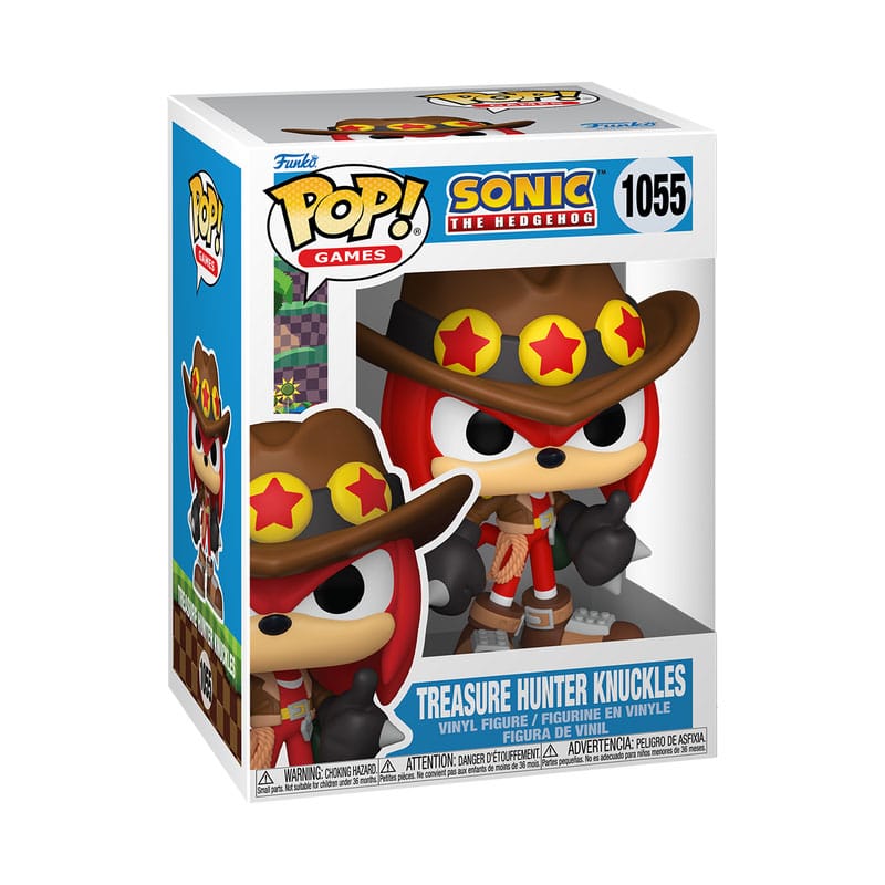 Sonic the Hedgehog POP! Games Vinyl Figure Treasure Hunter Knuckles Funko
