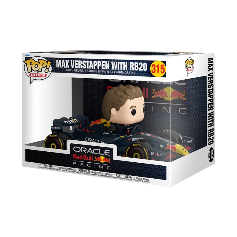 Formula 1 POP! Rides Super Deluxe Vinyl Figure RB Verstappen w/RB20 Funko
