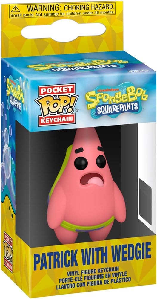 SpongeBob SquarePants POP! Vinyl Keychains Patrick w/Wedgie Assortment 12 Funko