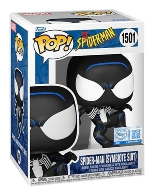 Spider-Man POP! Marvel Vinyl Figure Black Suit Spidey Funko