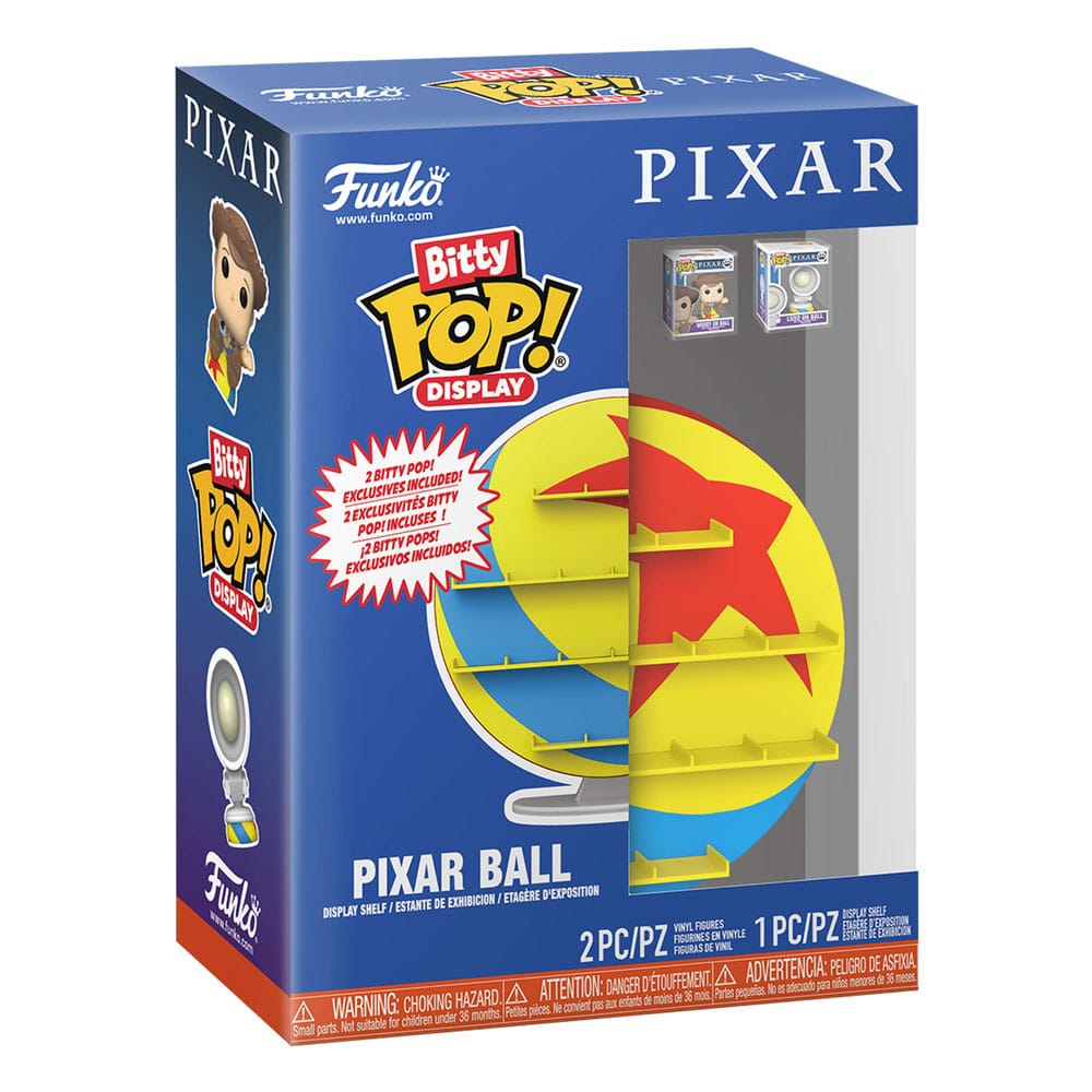 Pixar Bitty POP! Display with 2 Vinyl Figures Pixar Ball Funko