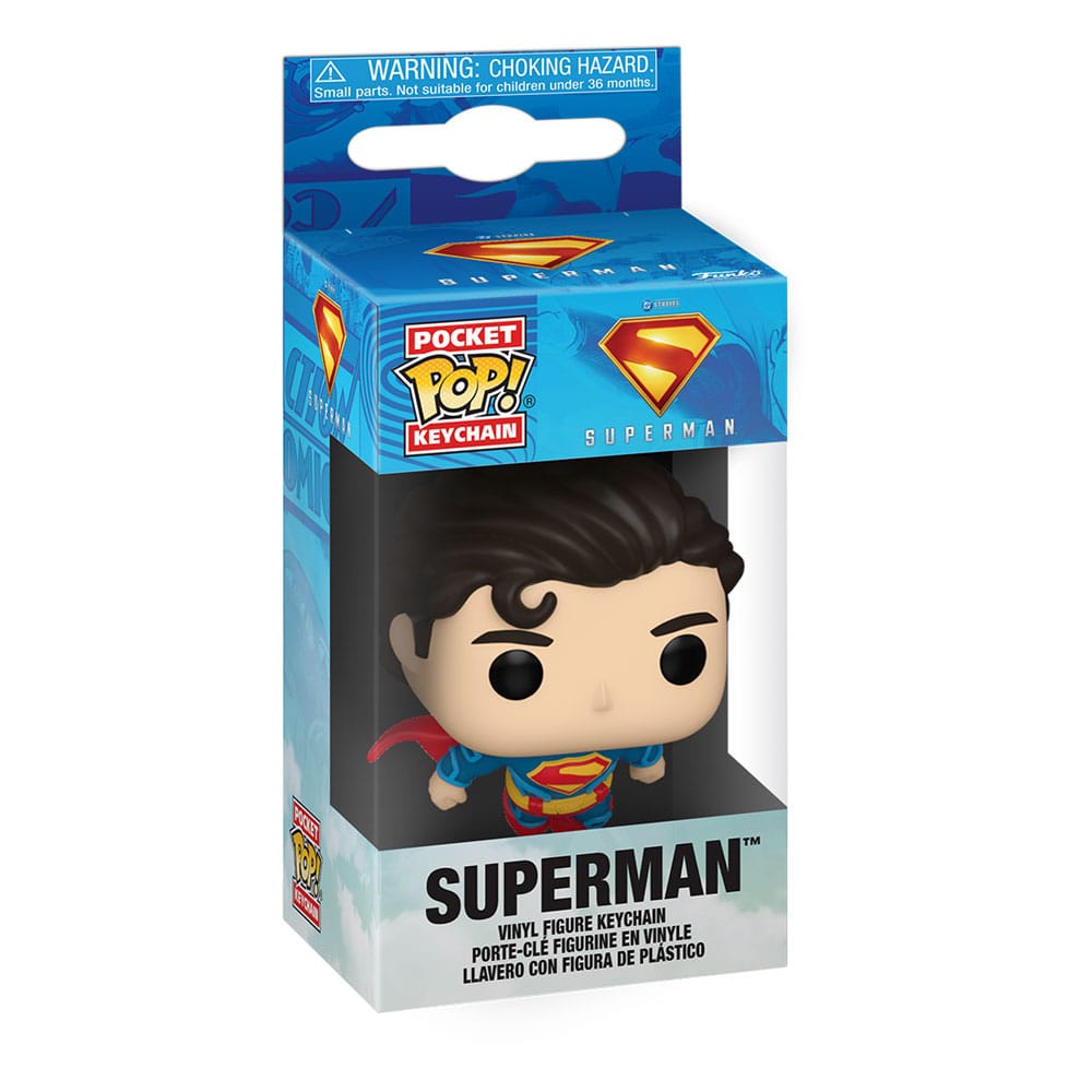 Superman 2025 POP! Vinyl Keychains Superman Display 12 Funko