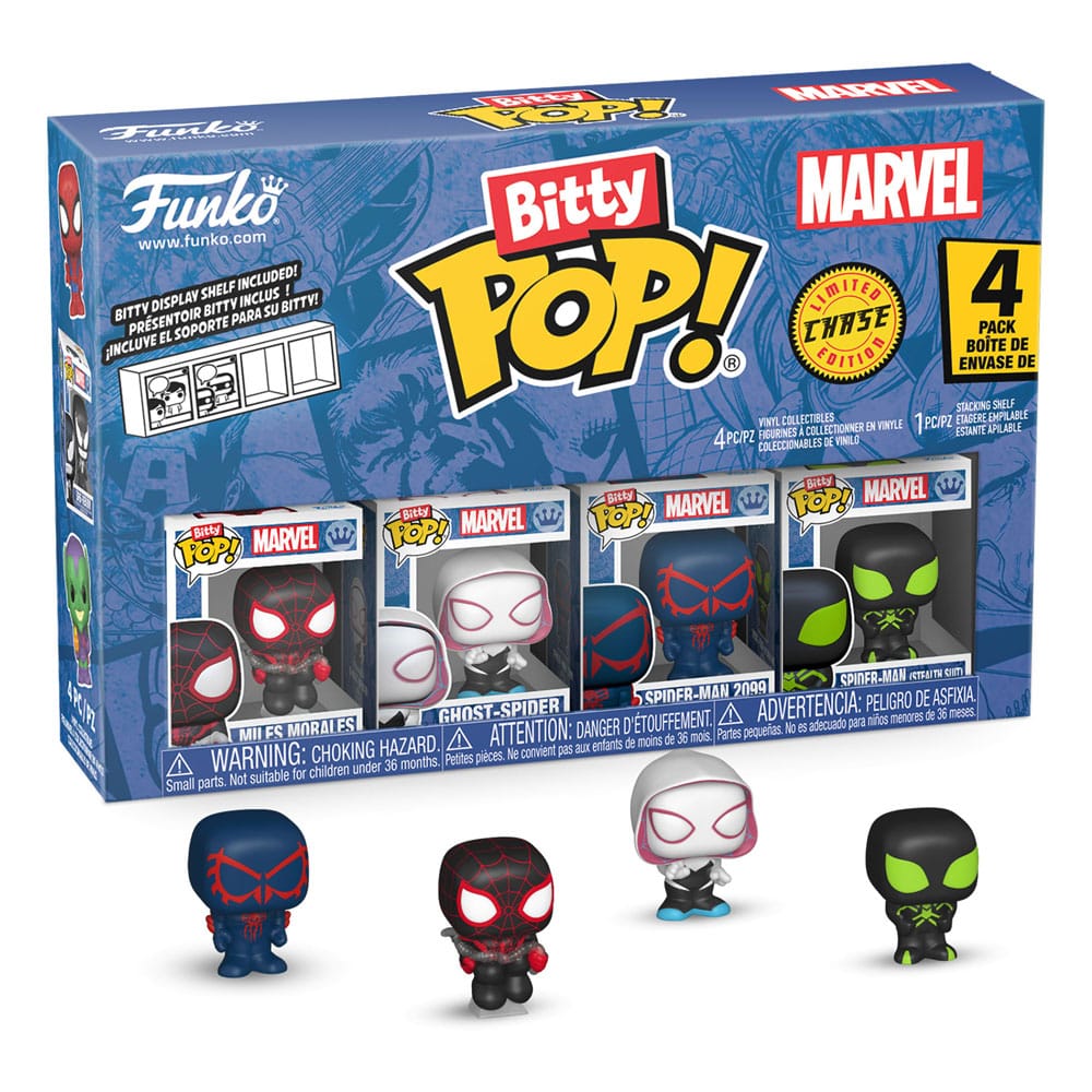 Spider-Man Bitty POP! Vinyl Figure 4 Pack Series 2 Funko