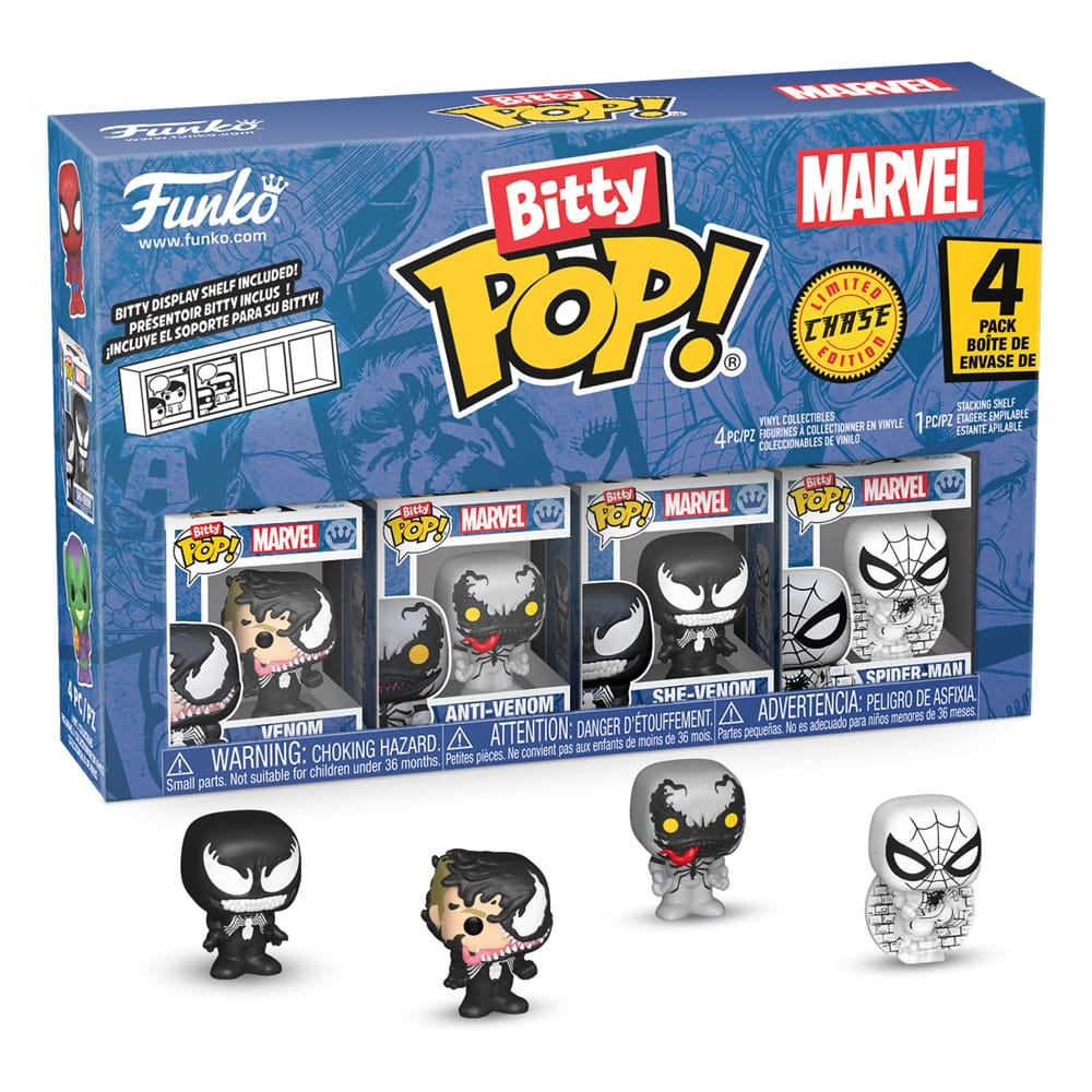 Spider-Man Bitty POP! Vinyl Figure 4 Pack Series 3 Funko