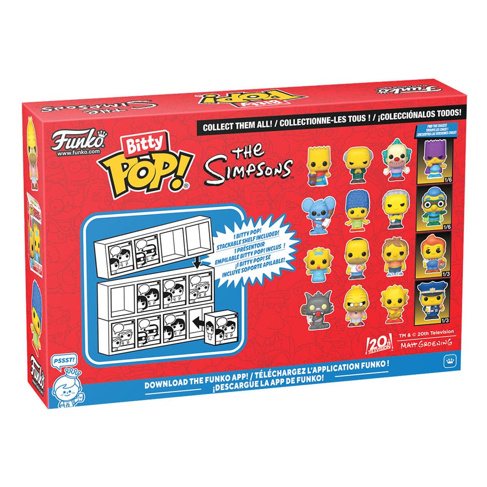 The Simpsons Bitty POP! Vinyl Figure 4 Pack Series 2 Funko