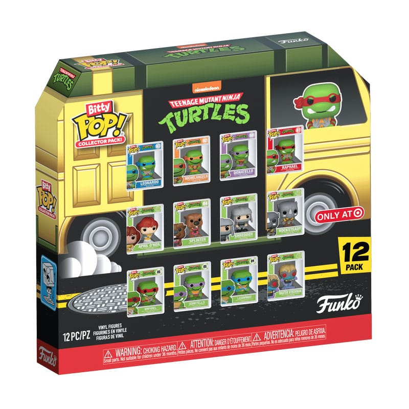 Tenage Mutant Ninja Turtles Bitty POP! Vinyl Figure 12 Pack 2 Funko