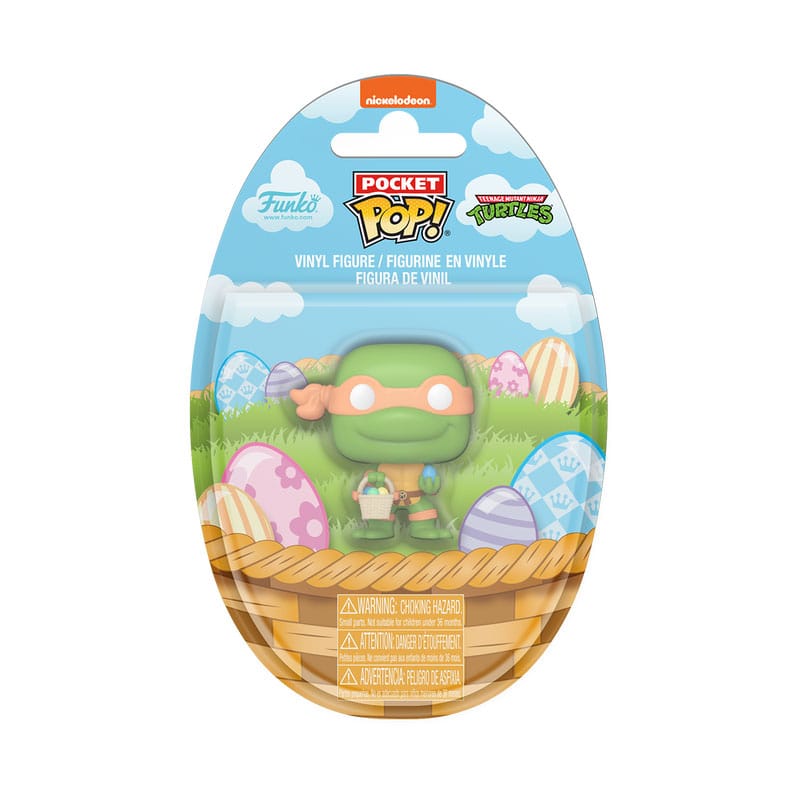 Teenage Mutant Ninja Turtles Pocket POP! Vinyl Figure Easter Michelangelo Display 16 Funko