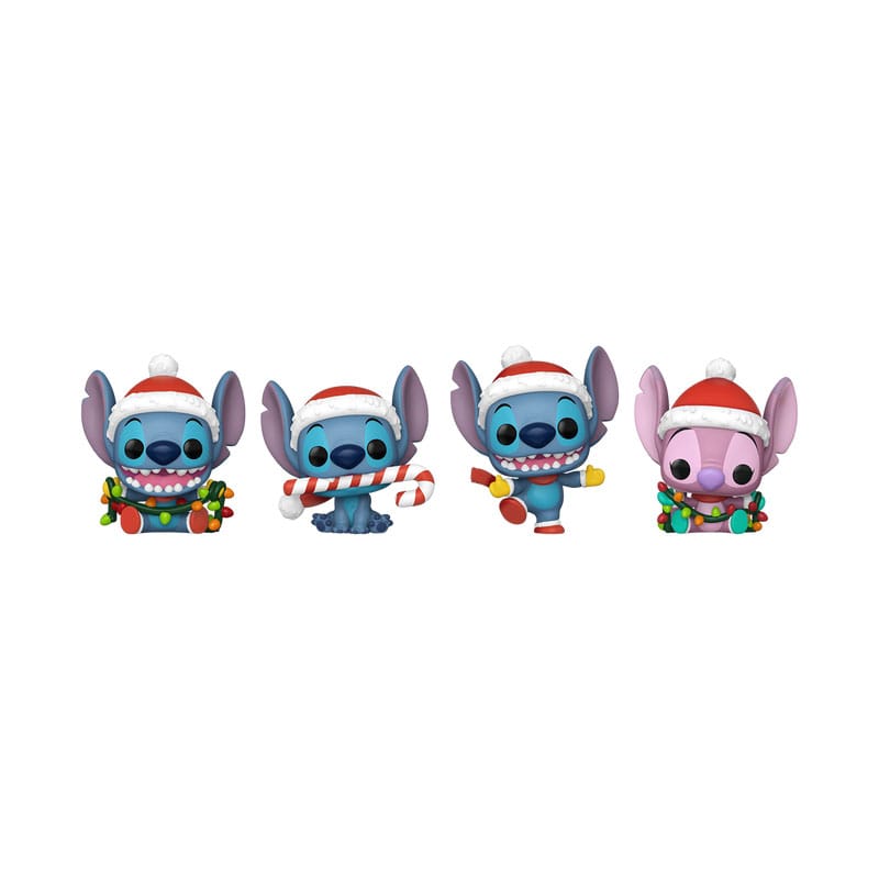 Lilo&Stitch Holiday 2025 Pocket POP! Vinyl Figure 4 Pack Tree Holiday Box Funko