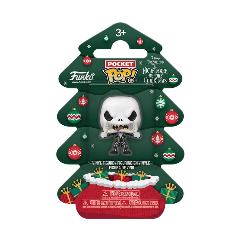Nightmare before Christmas Holiday 2025 Pocket POP! Vinyl Keychains Jack Tree Holiday Box Funko