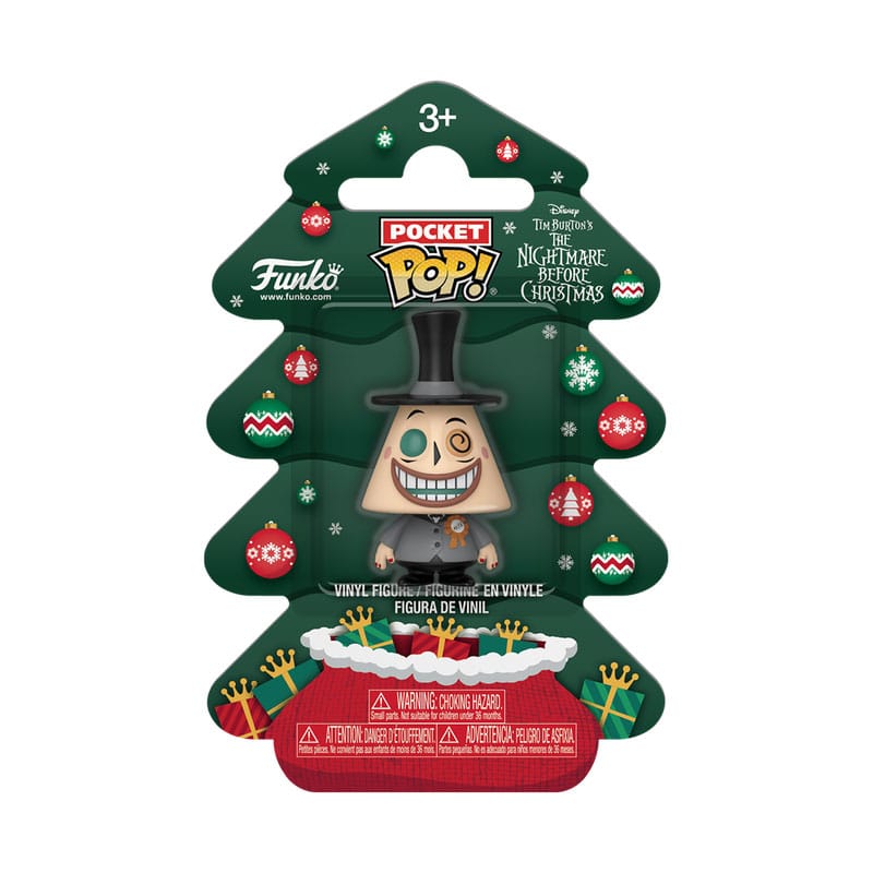 Nightmare before Christmas Holiday 2025 Pocket POP! Vinyl Keychains Mayor Tree Holiday Box Funko