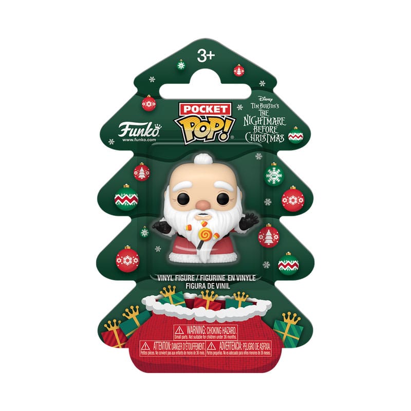 Nightmare before Christmas Holiday 2025 Pocket POP! Vinyl Keychains SandyCLS Tree Holiday Box Funko