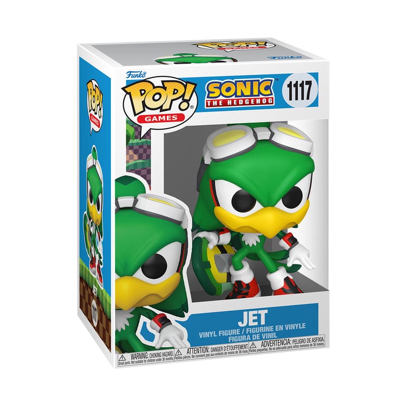 Sonic the Hedgehog POP! Games Vinyl Figure Jet the Hawk w/Board Funko